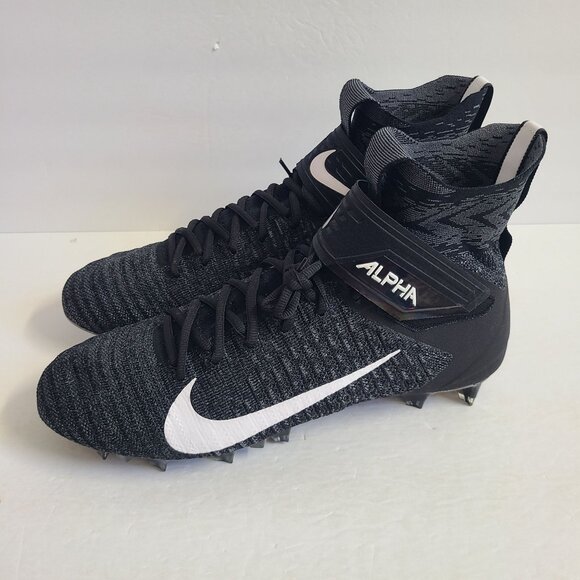 Nike Alpha Menace Elite 2 Football Cleats AO3374-001 Size 11 Black main image 4